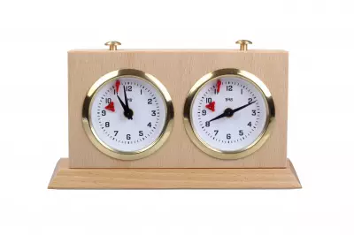Reloj de madera BHB con soporte - pequeño